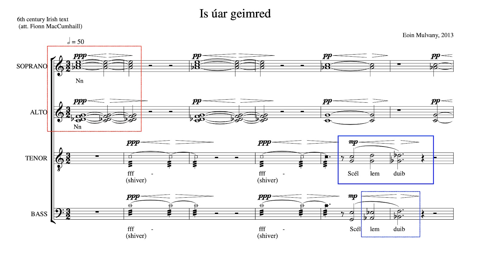 Image credit: Eoin Mulvany – Is Uar Geimred (2013) Example of Is Uar Geimred by Eoin Mulvaney