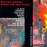 William Dowdall Works for Solo Flute cover